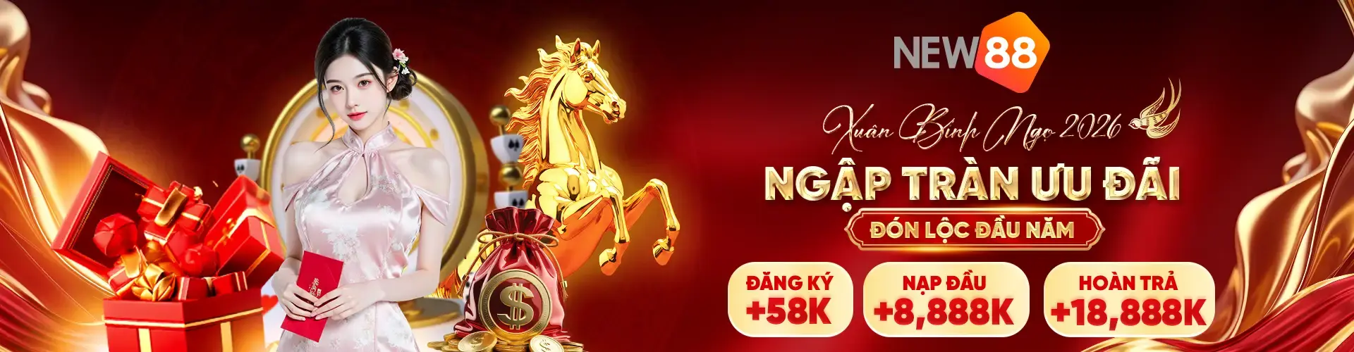 Banner New88 về khu nội dung giải trí trực tuyến
